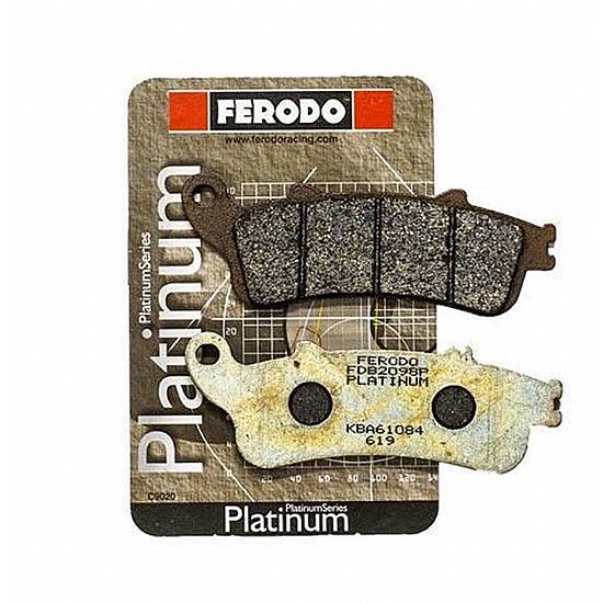FERODO PLATINUM BRAKE PADS HONDA VFR 800 06-11