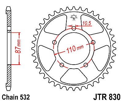 ΓΡΑΝΑΖΙ JT ΠΙΣΩ JTR830 46 ΔΟΝΤΙΑ